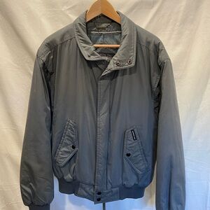 Vintage 80’s Members Only Charcoal Grey Bomber Jacket